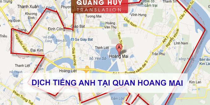 Dịch tiếng anh Quận Hoàng Mai, Hà Nội