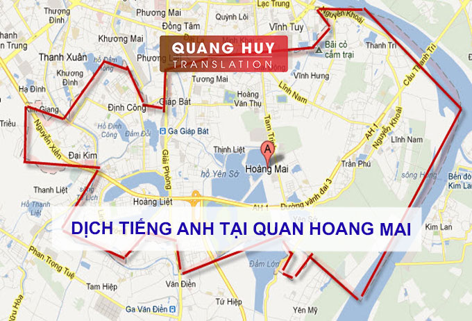 Dịch tiếng anh Quận Hoàng Mai, Hà Nội