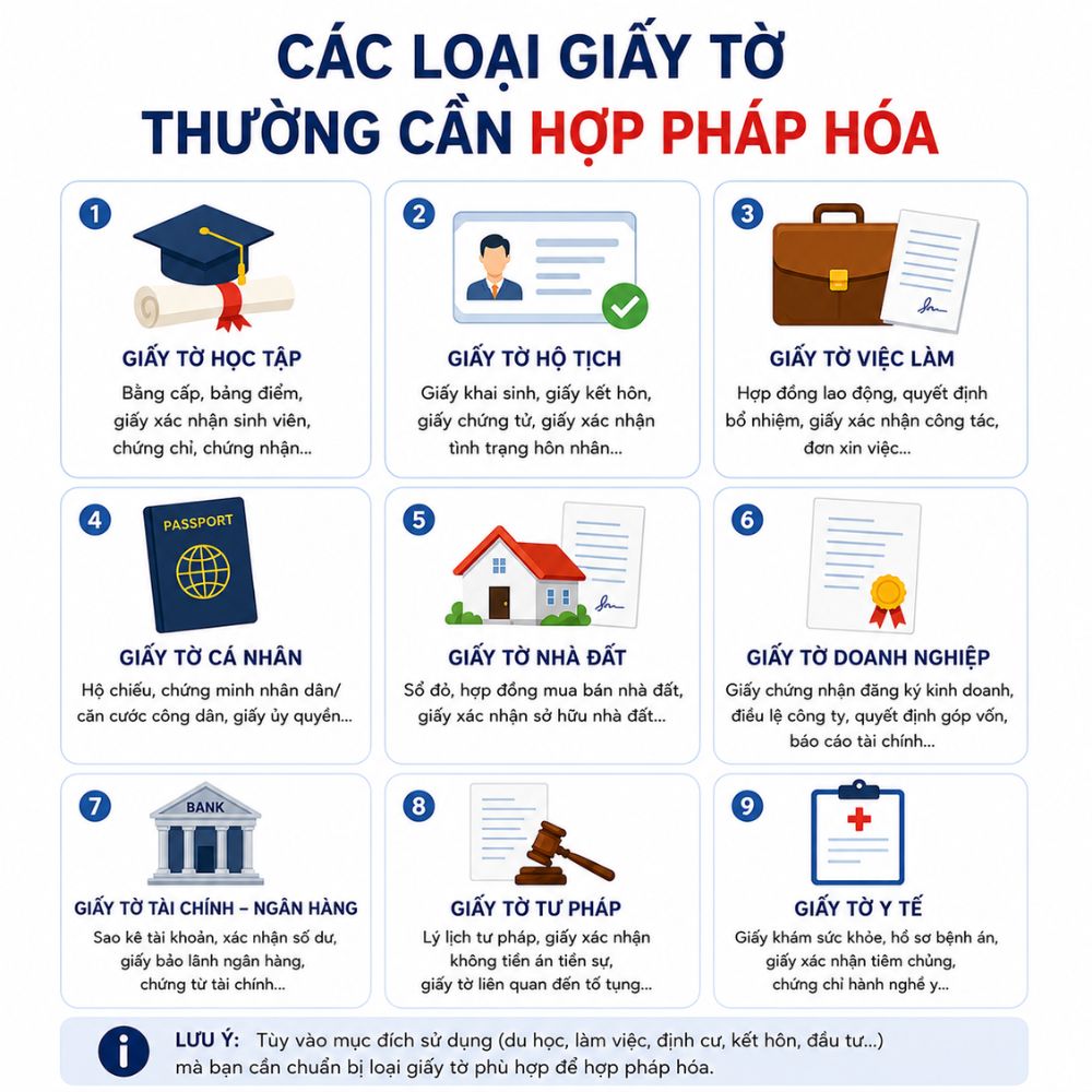 Dịch thuật công chứng giấy tờ trước khi hợp pháp hoá lãnh sự Jersey