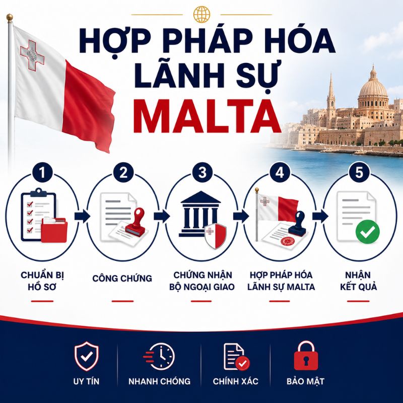HỢP PHÁP HÓA LÃNH SỰ MALTA