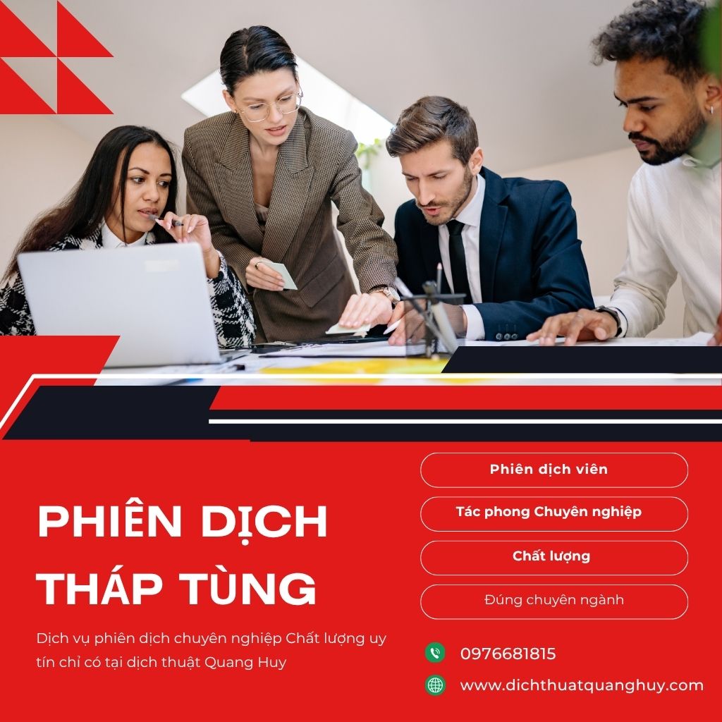 Dịch vụ phiên dịch chuyên nghiệp