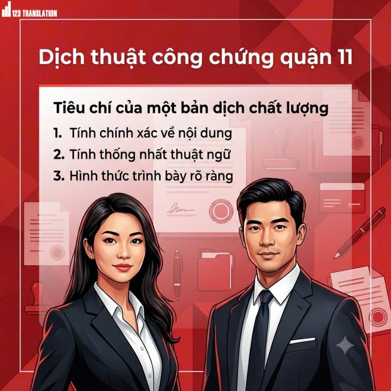 Dịch thuật công chứng quận 11 