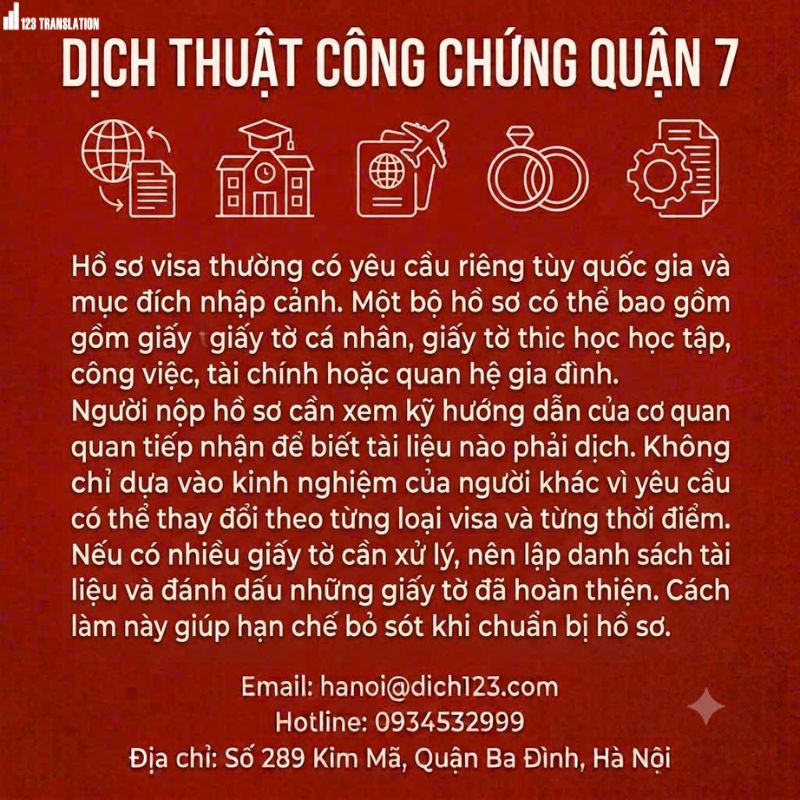 Dịch thuật công chứng Quận 7