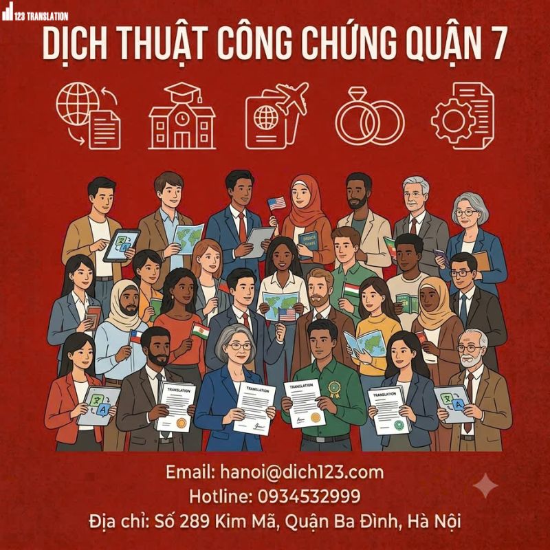 Dịch thuật công chứng Quận 7