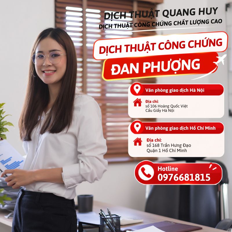 Dịch thuật công chứng Đan Phượng – dịch chính xác, công chứng nhanh, hỗ trợ đa dạng hồ sơ.