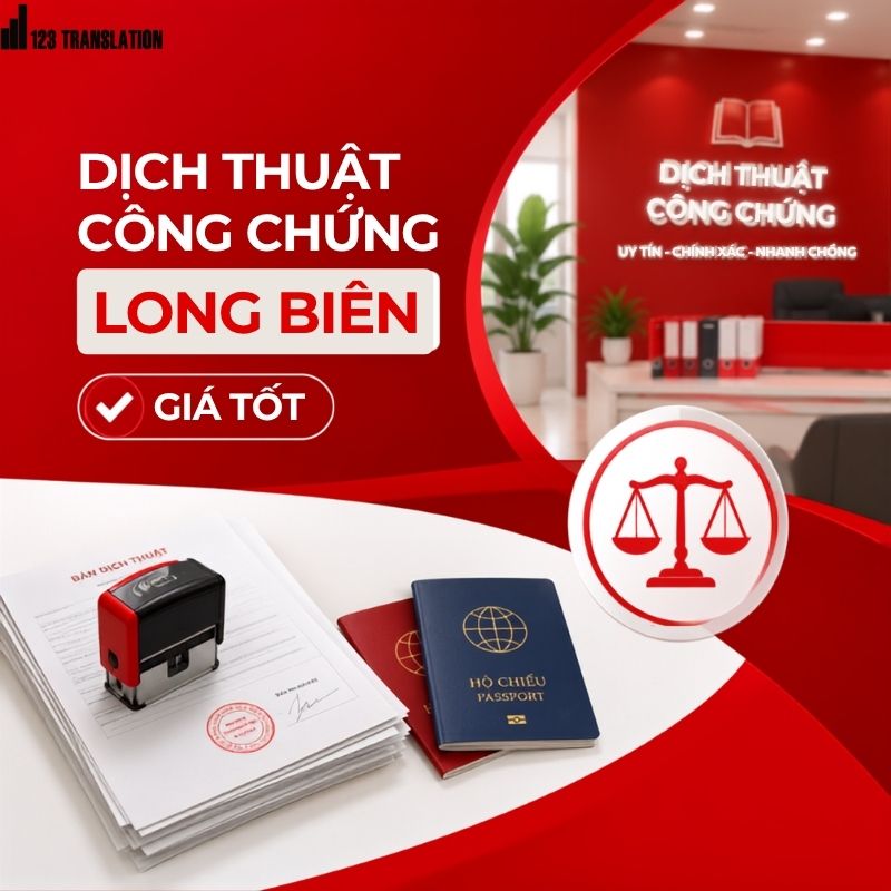 Dịch thuật công chứng Long Biên
