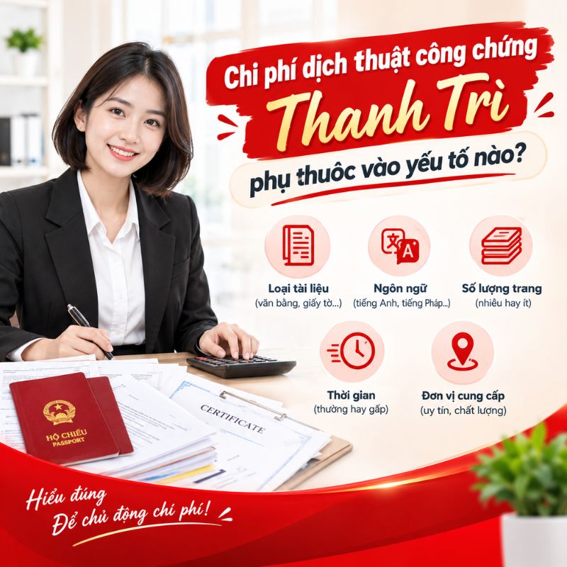Dịch thuật công chứng Thanh Trì – giải pháp thuận tiện cho hồ sơ visa, du học, lao động và định cư.