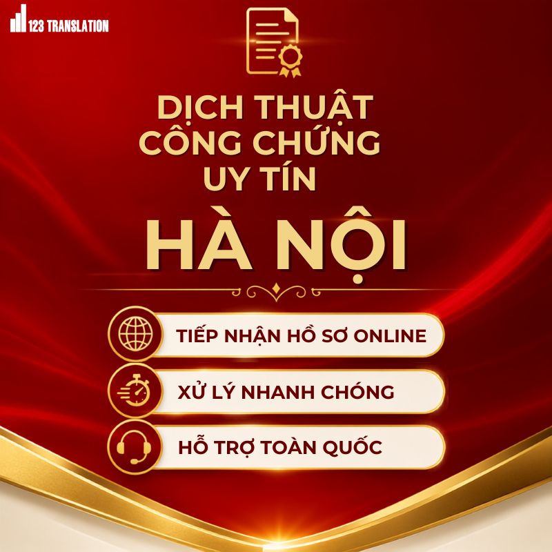 Dịch thuật công chứng uy tín Hà Nội 2026