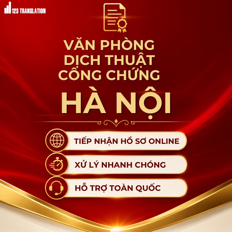 Văn phòng dịch thuật công chứng Hà Nội 2026