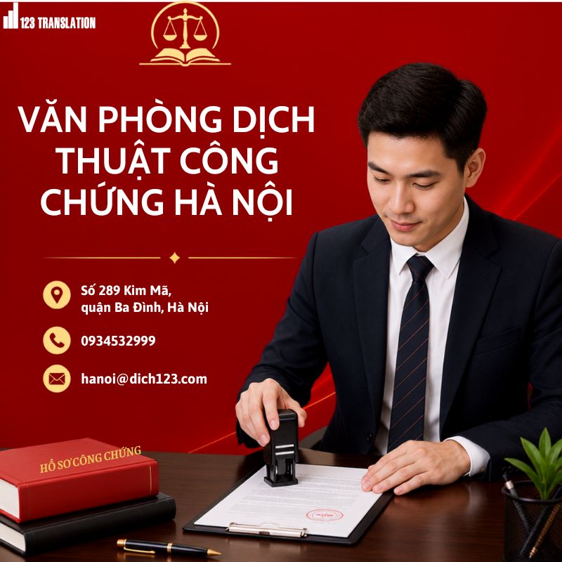 Văn phòng dịch thuật công chứng Hà Nội 2026